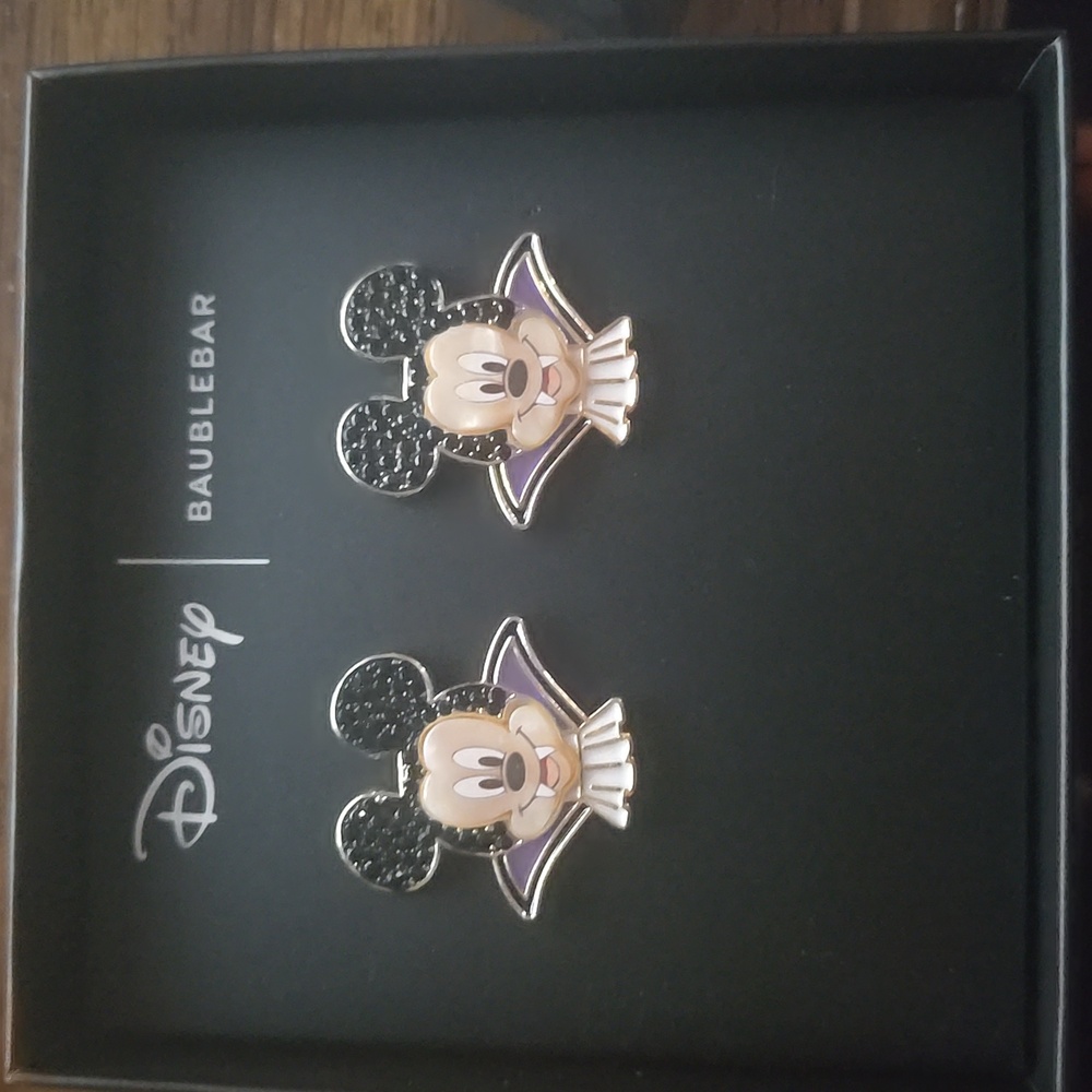 Disney mickey vampire earings